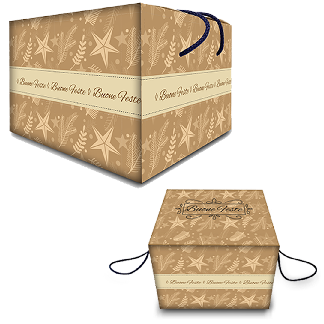 Porta Panettone Neutro Motivo 2