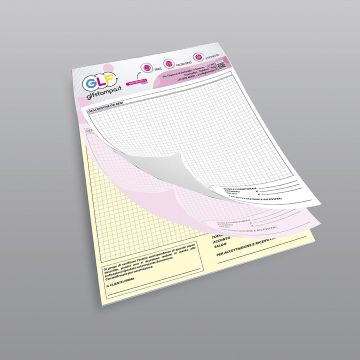 Blocco in carta chimica 33 x 3